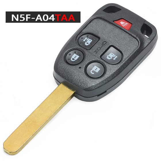 2011-2013 Honda Odyssey / 5-Button Remote Head Key / PN: 35118-TK8-A10 / N5F-A04TAA (AFTERMARKET)